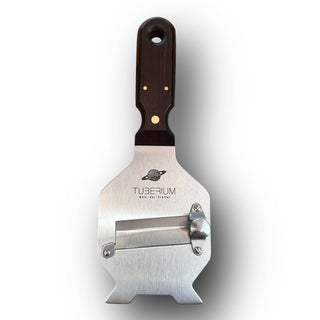 Trüffel - Hobel aus Inox-Edelstahl und edlem Ovangkol-Holzgriff