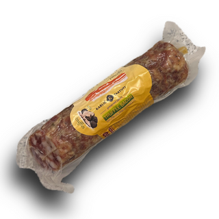Hausgemachte Trüffel-Pancetta – Salami , nach traditioneller Art