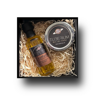 Trüffel-Öl und Trüffel-Salz ,Geschenkset „Essence“ , kleine Box, großer Geschmack