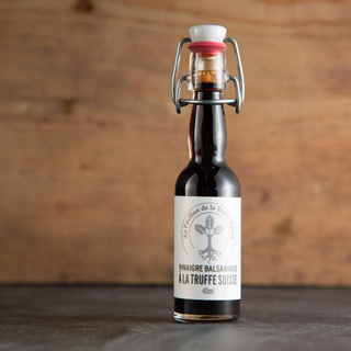 Aceto Balsamico mit Schwarzem Schweizer Trüffelaroma – Edler Balsamico-Essig von Au Pavillon de la Truffe Suisse by Fredy Balmer