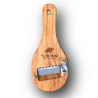 Trüffel - Hobel , aus edlem Oliven-Holz, „Ovos“