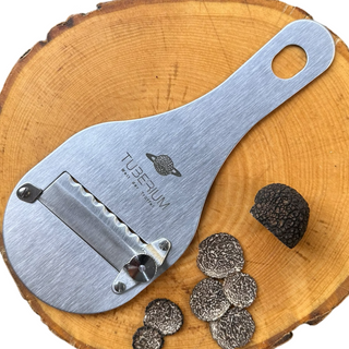Trüffel - Hobel aus Inox Edelstahl, mit glatter oder gezahnter Klinge