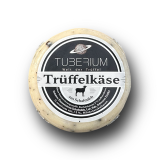 Trüffel-Käse mit schwarzen Trüffeln ( aus Schafmilch )