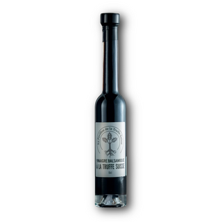 Aceto Balsamico mit Schwarzem Schweizer Trüffelaroma – Edler Balsamico-Essig von Au Pavillon de la Truffe Suisse by Fredy Balmer