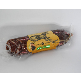 Trüffelsalami Hirsch | Hirschsalami mit schwarzem Sommertrüffel ca. 350g - Karlic Tartufi