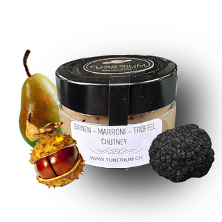 Birnen-Marroni-Trüffel Chutney –Perfekt zu Fondue & Raclette