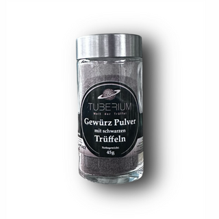 Tuberium Schwarzes Trüffel Gewürzpulver 45 g – Mit echtem Sommertrüffel, intensiv & ergiebig
