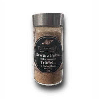 Tuberium Steinpilz & Sommertrüffel Gewürzpulver 45 g – Mit 20 % Steinpilzen & echtem Trüffel