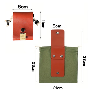 Trüffel-Tasche aus Leinen- faltbar und praktisch
