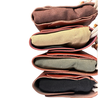 Trüffel-Tasche aus Leinen- faltbar und praktisch