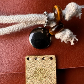 Trüffel-Tasche aus Leinen- faltbar und praktisch