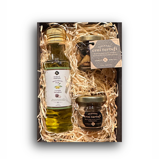 Trüffel Geschenkbox Classic Black – 3er Set mit schwarzem Trüffel