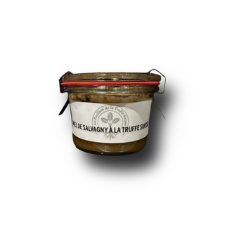 Salvenacher Honig mit schwarzem Schweizer Trüffel – Au Pavillon de la Truffe Suisse by Fredy Balmer (80 g)