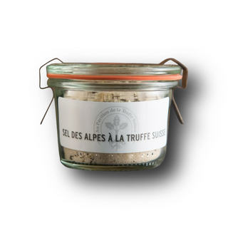 Alpensalz mit schwarzem Schweizer Trüffel – Au Pavillon de la Truffe Suisse by Fredy Balmer (80 g)