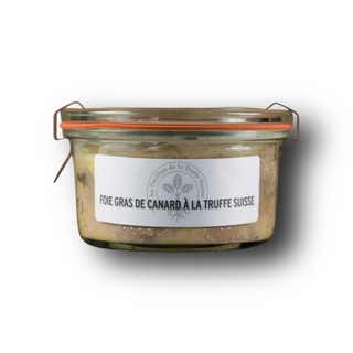 Gourmet Enten-Foie Gras mit in Cognac eingelegtem Schweizer Trüffel – Fredy Balmer (100 g)