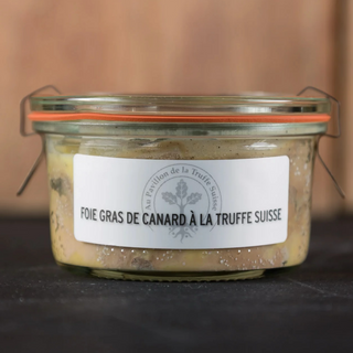 Gourmet Enten-Foie Gras mit in Cognac eingelegtem Schweizer Trüffel – Fredy Balmer (100 g)