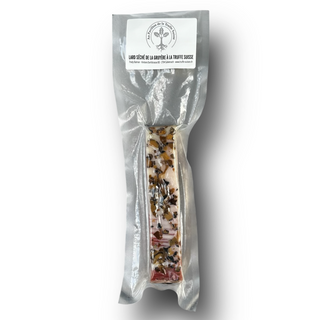 Trüffelspeck aus der Schweiz – Greyerzer Trockenspeck mit Schweizer Trüffel | Au Pavillon de la Truffe Suisse by Fredy Balmer