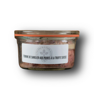 Wildschwein-Birnen-Terrine mit Schweizer Trüffel & Cognac (110 g)