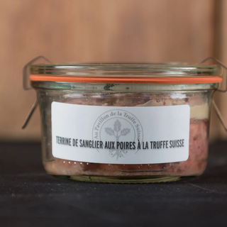 Wildschwein-Birnen-Terrine mit Schweizer Trüffel & Cognac (110 g)