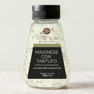TUBERIUM Trüffelmayonnaise mit 1 % Sommertrüffel in der 170-g-Squeeze-Flasche