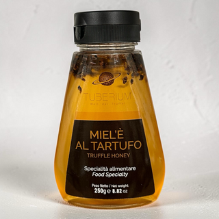 TUBERIUM Trüffelhonig mit italienischem Akazienhonig und Sommertrüffel, 250 g
